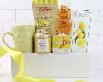 Tea Gift Box: Tea, Cookies & Mints - Thinking of You