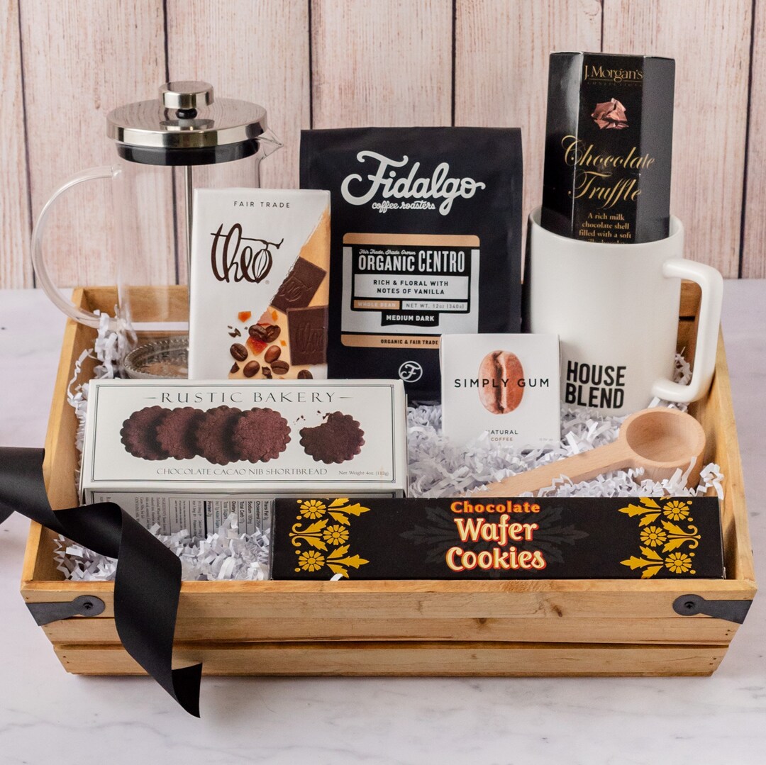 House Blend Gourmet Coffee Gift Basket, Client, Family, Friends