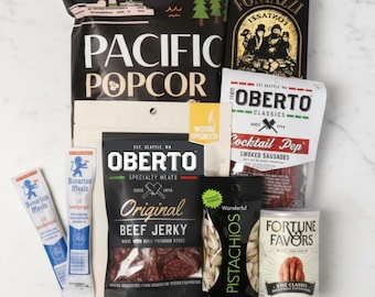 Beef Jerky Gift Basket: Savory Snack Box for Men