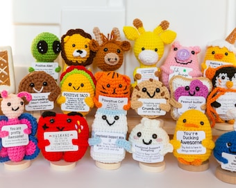 Emotional Support Crochet Animals: Handmade Christmas gifts