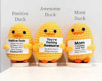 Crochet Emotional Support Buddy: Handmade Positive Gift