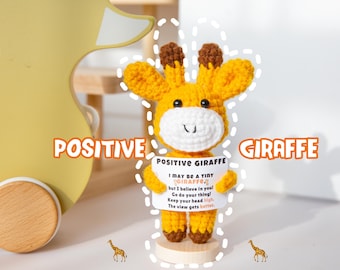 Emotional Support Positive Giraffe: Handmade Positive Gift