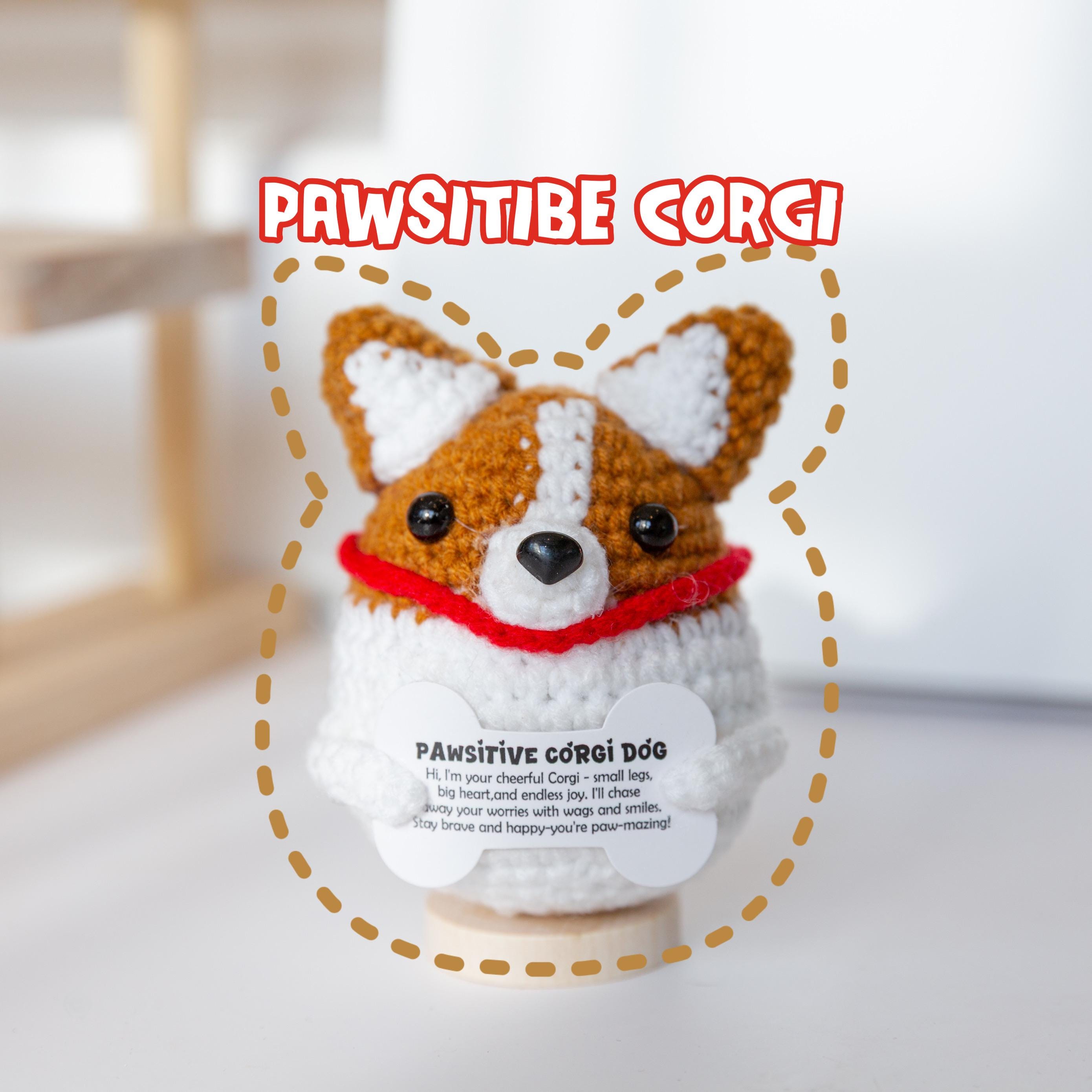 35 Corgi Crochet Patterns for Amigurumi, Pillows, Keychains, and Dog-Lover Gifts 34 Emotional Support Pawsitive Corgi: Handmade Positive Gift