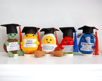 Emotional Support Crochet Plushie: Funny Gag Gift, Desk Buddy