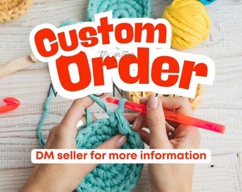 Pedido de crochet personalizado