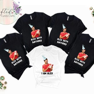 Birthday Party Group Shirt, Birthday Shirt, Birthday Photo Shirt, Custom Photo Shirt, Funny Birthday Shirt, Birthday Trip Matching T-Shirts