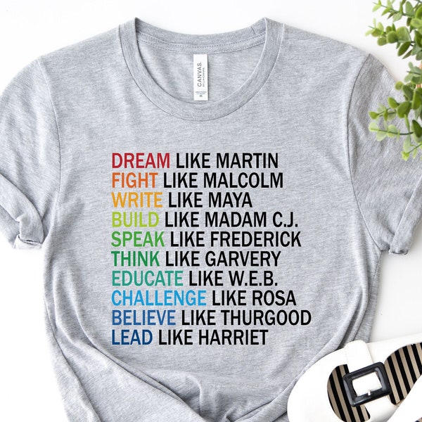 Dream Like Martin Shirt, Martin Luther King Jr Shirt, African American Shirt, Black History Shirt, I Have a Dream Shirt, Gift for Her