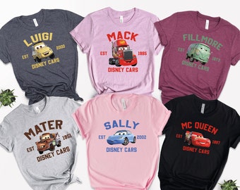 Disney Cars Family Matching T-Shirt, McQueen Group Tee