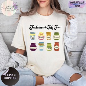 Comfort Colors Inclusion Shirt, Neurodiversity Special Ed Teacher Tee