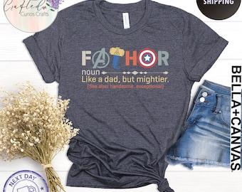 Fathor Shirt – Funny Superhero Dad Graphic Tee