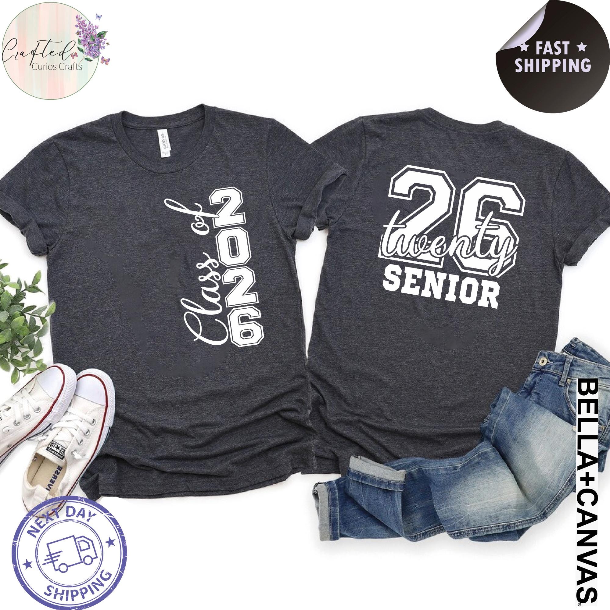 Senior Class of 2026 Shirt, High School Graduation Tee, Senior 2026 Shirt, Grad Gift, Group Class of 2026 Shirts, Graduation Party Tee