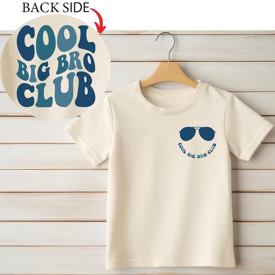 Baby Tees Big Brother Shirt Toddler Baby Boy Cool Big Bro Club T