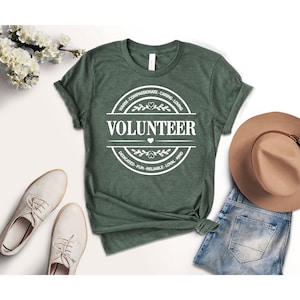 Volunteer Shirt, Volunteer Characteristics Shirt, Warm Compassionate, Volunteer Worker Tee, Statement Shirt, Church Shirt, Social Worker Tee