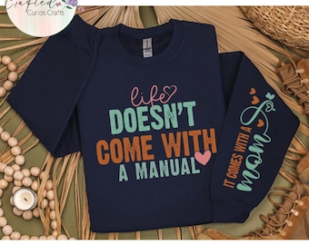 Mom Life Sweatshirt, Cozy Mother's Day Gift Hoodie