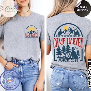 Custom Camp Shirt, Matching Family Camping Shirts, Personalized Camping Gifts, Camp Crew Tee, Mountain Hiking Shirt – Camping Trip T-Shirt