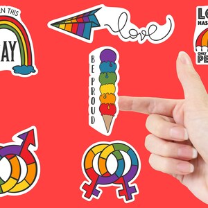 Gay Pride Stickers, LGBTQ Stickers, Equality Stickers, Pride Stickers, Rainbow, Laptop Stickers, Tumbler Sticker, Ipad Sticker, Car Stickers