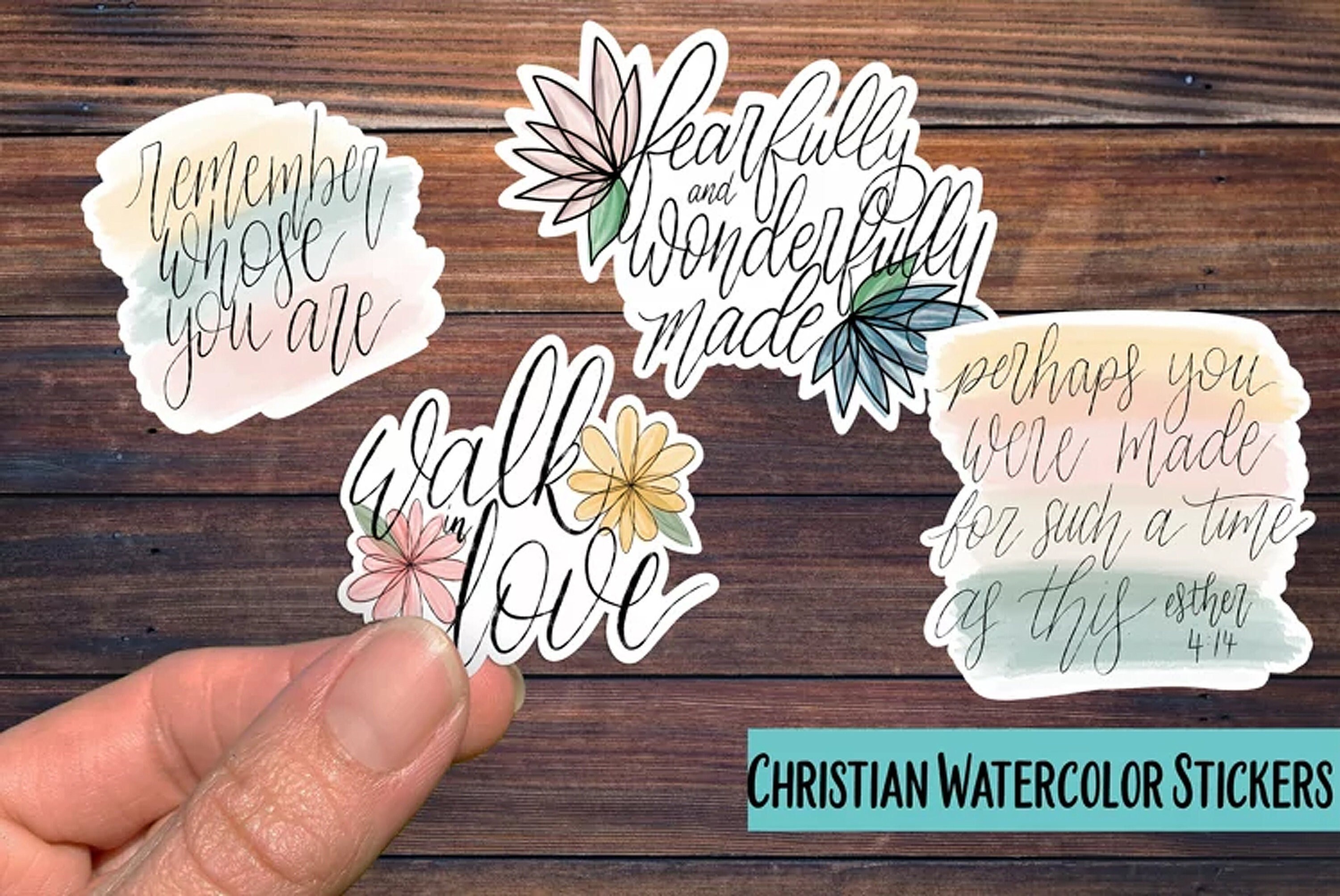 Religious Sticker, Christian Stickers, Positive Stickers, Bible ...