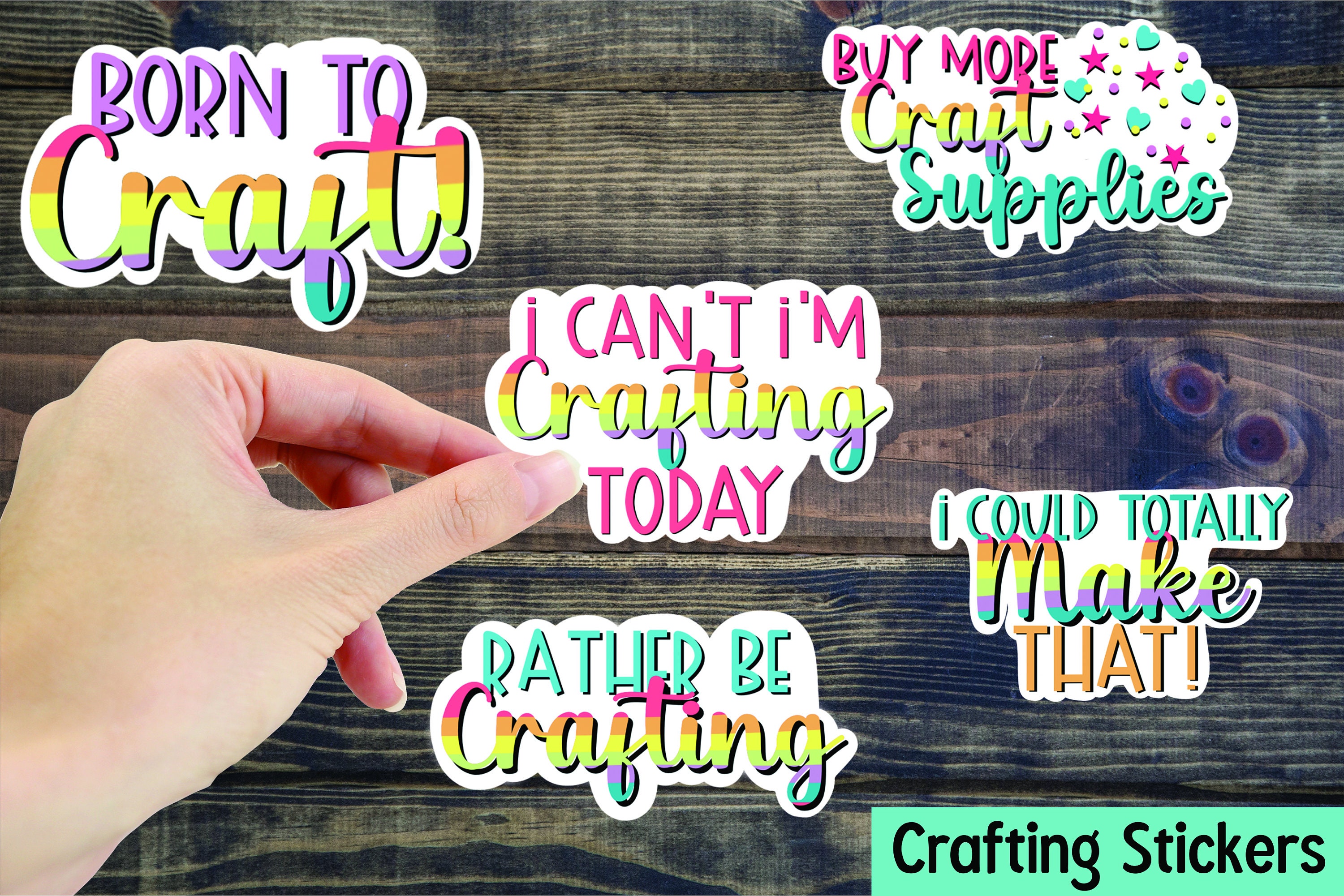 Craft Stickerrs Crafting Stickers, Crafty Stickers, Laptop Stickers, Water Bottle ...