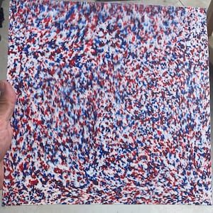 Recycled HDPE Plastic Sheet 12x12: Colorful DIY Craft Slab