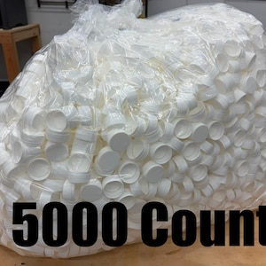 5000 Count 30mm Bottle Caps | Clean Plastic Feedstock , DIY Projects