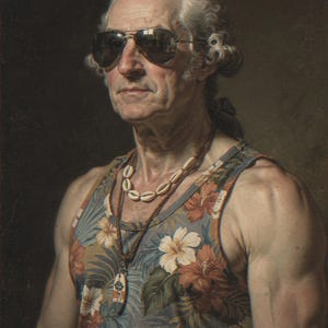 George Washington full artwork and composition, shown flat without a room setting.