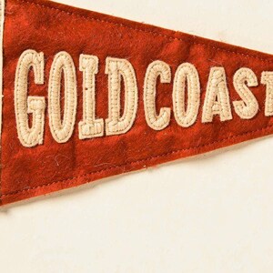 Gold Coast, Queensland, Australia Surf Pennant Print | Vintage Felt Pennant Art | Beach House Decor | Retro Surf Wall Art | Printable Digita image 4