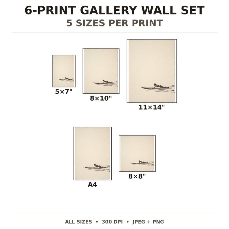 6 print sizes included - 5x7 to 24x36