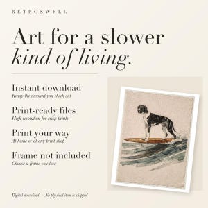 RetroSwell digital download: instant download, print-ready files, print at home or at any print shop. Frame not included.