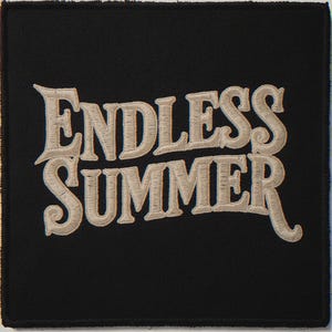Endless Summer embroidered-style patch unframed printed artwork and full composition with its paper border.