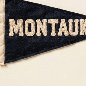 Montauk, New York Surf Pennant Print | Vintage Felt Pennant Art | Beach House Decor | Retro Surf Wall Art | Printable Digital Download image 4
