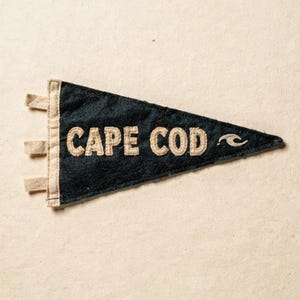 Cape Cod Surf Pennant Art Print, Framed or Unframed Coastal Poster image 10