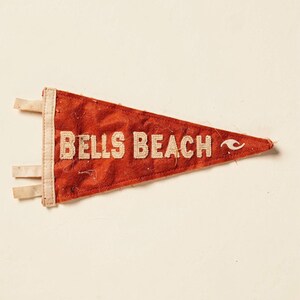 Bells Beach Surf Pennant full artwork and composition, shown flat without a room setting.