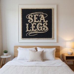 Sea Legs Patch Print | Vintage Embroidered Patch Wall Art (Digital Download) image 7