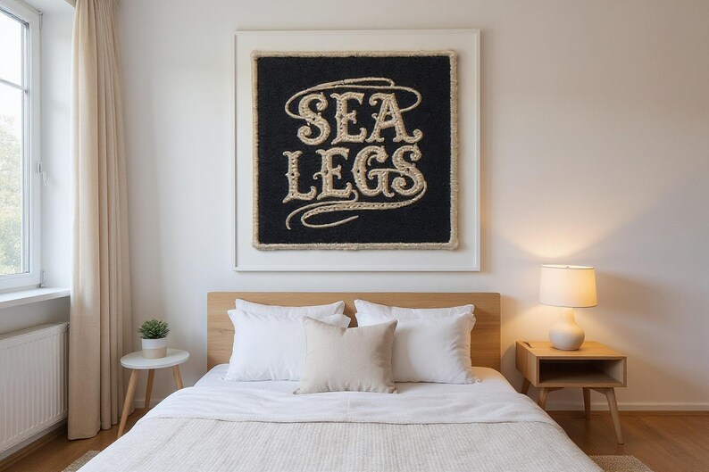 Sea Legs Patch Print | Vintage Embroidered Patch Wall Art (Digital Download) image 7