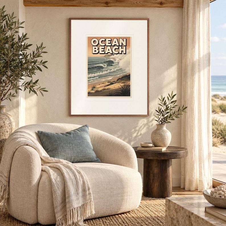 Ocean Beach San Diego Poster