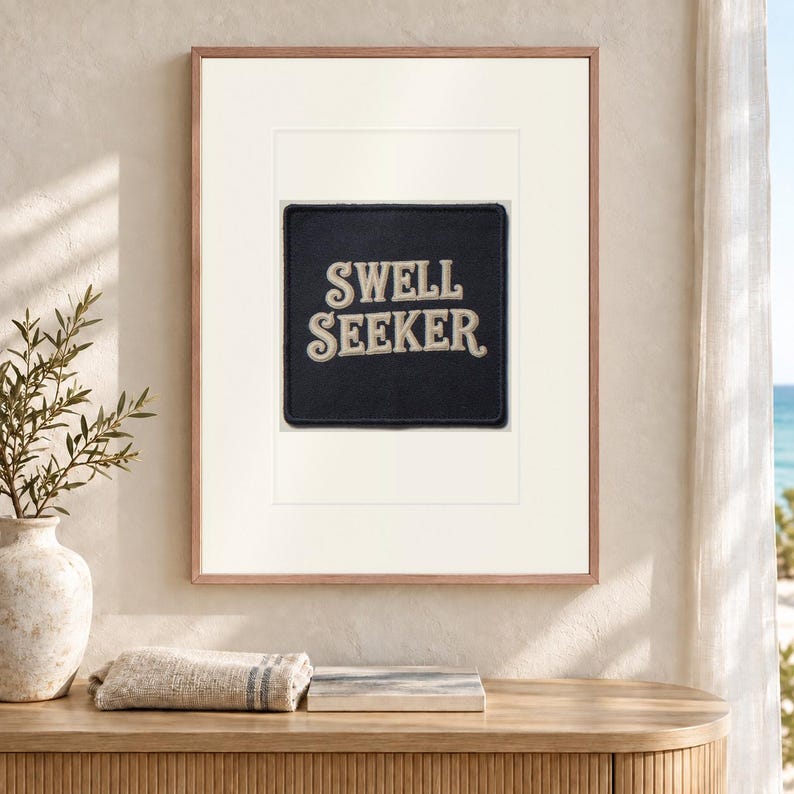 Swell Seeker Patch Konsttryck, Inramad eller oramad Retro kustposter bild 12