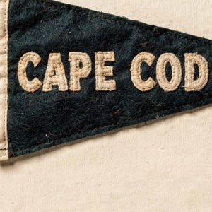 Cape Cod, Massachusetts Surf Pennant Print | Vintage Felt Pennant Art | Beach House Decor | Retro Surf Wall Art | Printable Digital Download image 4