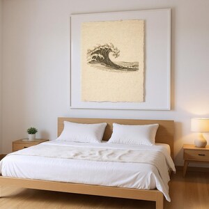 Vintage Wave Etching Print | Vintage Surf Wall Art (Digital Download) image 8