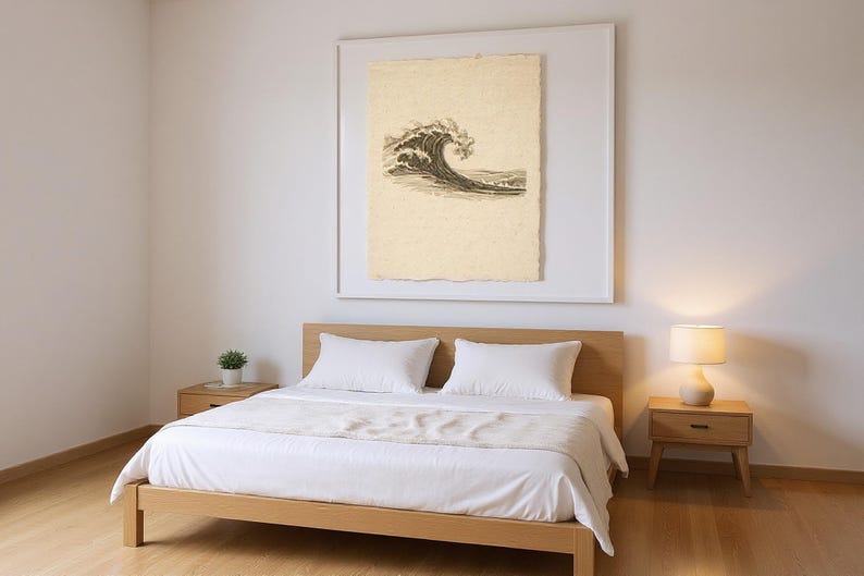Vintage Wave Etching Print | Vintage Surf Wall Art (Digital Download) image 8