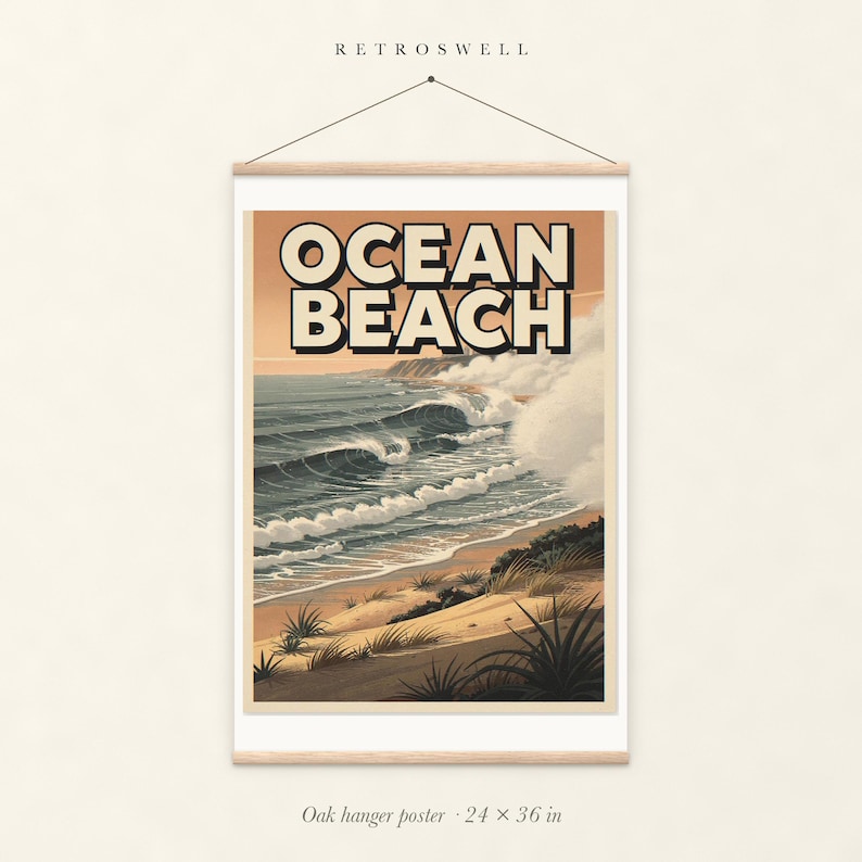 Ocean Beach San Diego Poster