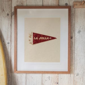 La Jolla Surf Pennant Art Print, Framed or Unframed Coastal Poster image 13