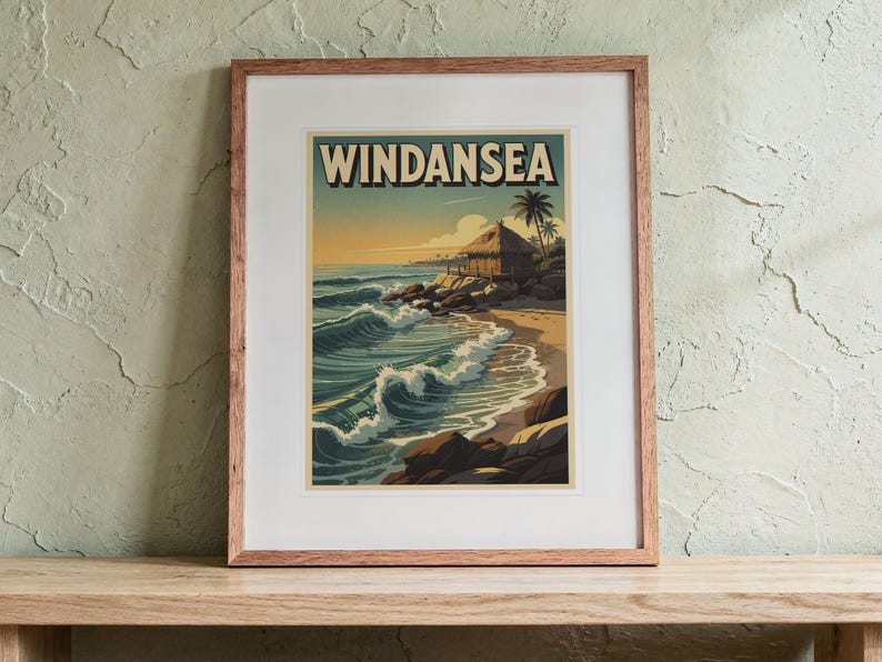 Windansea Beach Poster