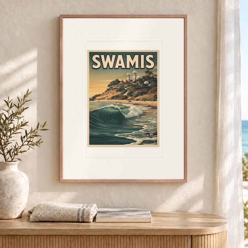Swamis Surf Poster