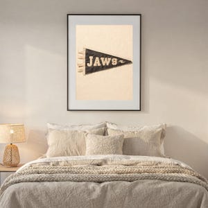 Jaws (Pe'ahi), Maui, Hawaii Surf Pennant Print | Vintage Felt Pennant Art | Beach House Decor | Retro Surf Wall Art | Printable Digital Down image 6