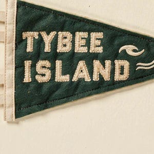 Wimpel-Print „Tybee Island, Georgia Surf“ | Vintage-Filzwimpel | Strandhaus-Deko | Retro-Surf-Wandbild | Digitaler Download zum Ausdrucken Bild 4