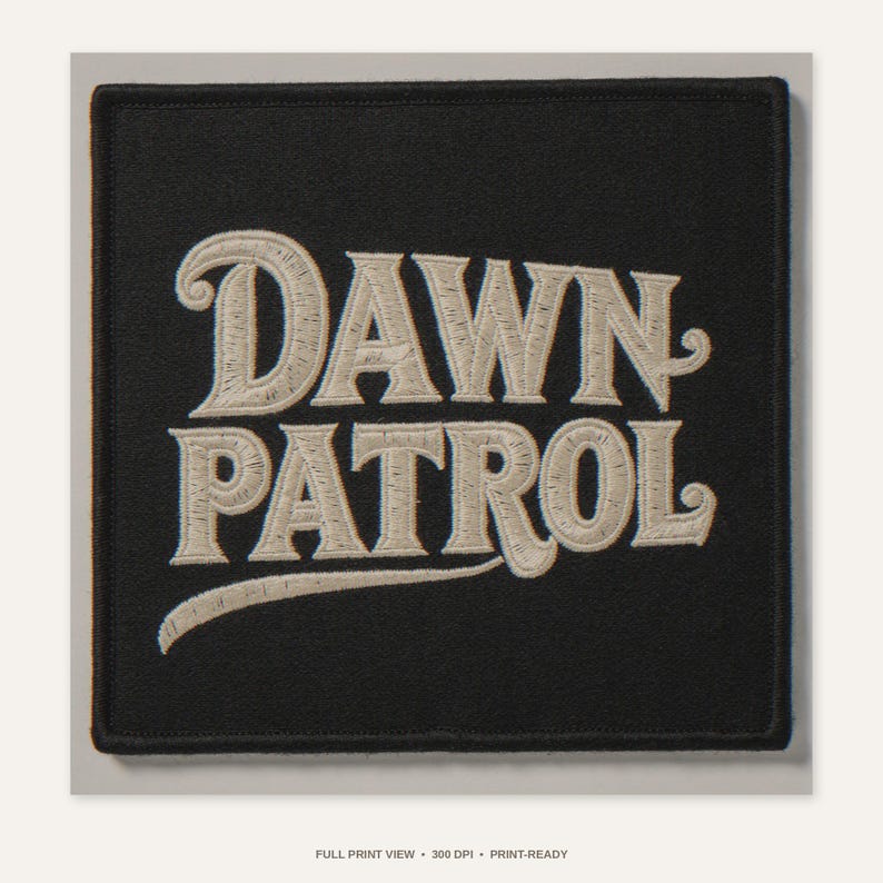 Dawn Patrol Surf Patch Print