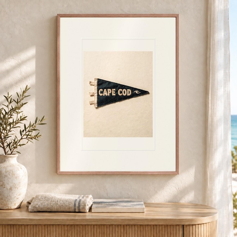 Cape Cod, Massachusetts Surf Pennant Print