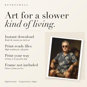 RetroSwell digital download: instant download, print-ready files, print at home or at any print shop. Frame not included.