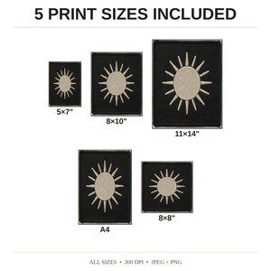 Sun Embroidered Patch Print - available print sizes: 5x7, 8x10, 11x14, A4, and square