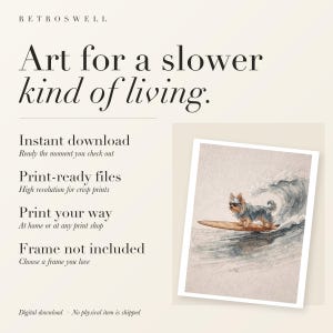 RetroSwell digital download: instant download, print-ready files, print at home or at any print shop. Frame not included.